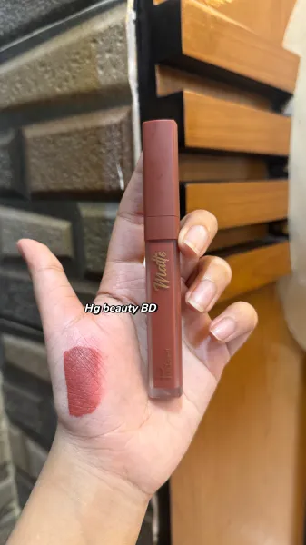 Pudaier Hyper Matte Liquid Lipstick - SHADE BROWNIE CAKE